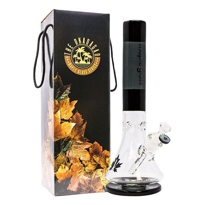 14&quot; Black Okanagan Series MapleCraft Bong