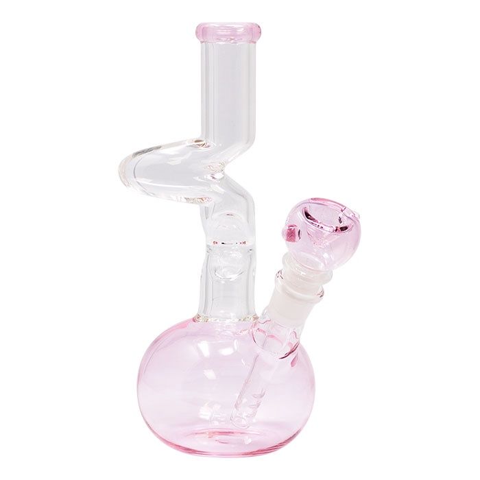 10&quot; Pink Twisted Bong