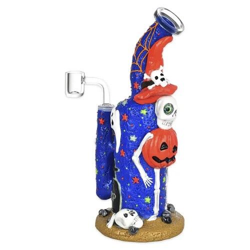 9.5&quot; Glow in the Dark Halloween Bong/Dab Rig