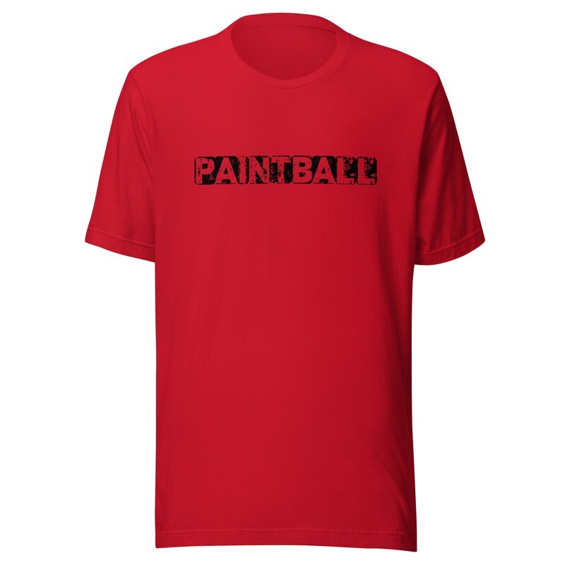 T-shirt - Paintball GRUNGE Black (Multiple Colors)