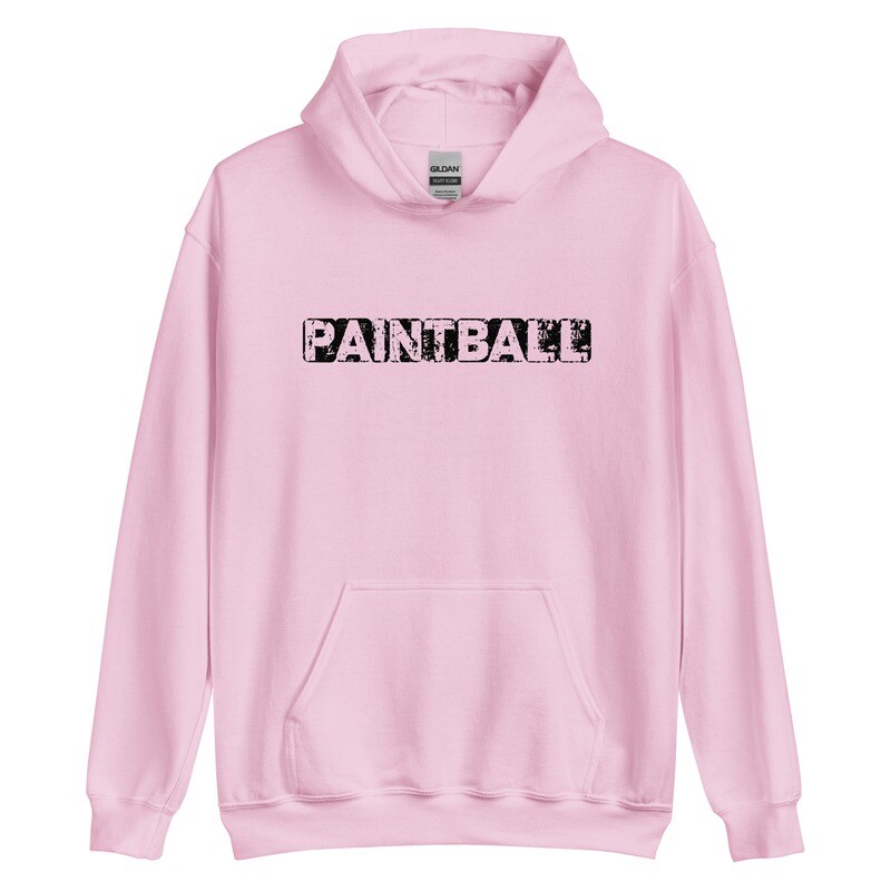 Hoodie - Paintball GRUNGE Black (Multiple Colors)