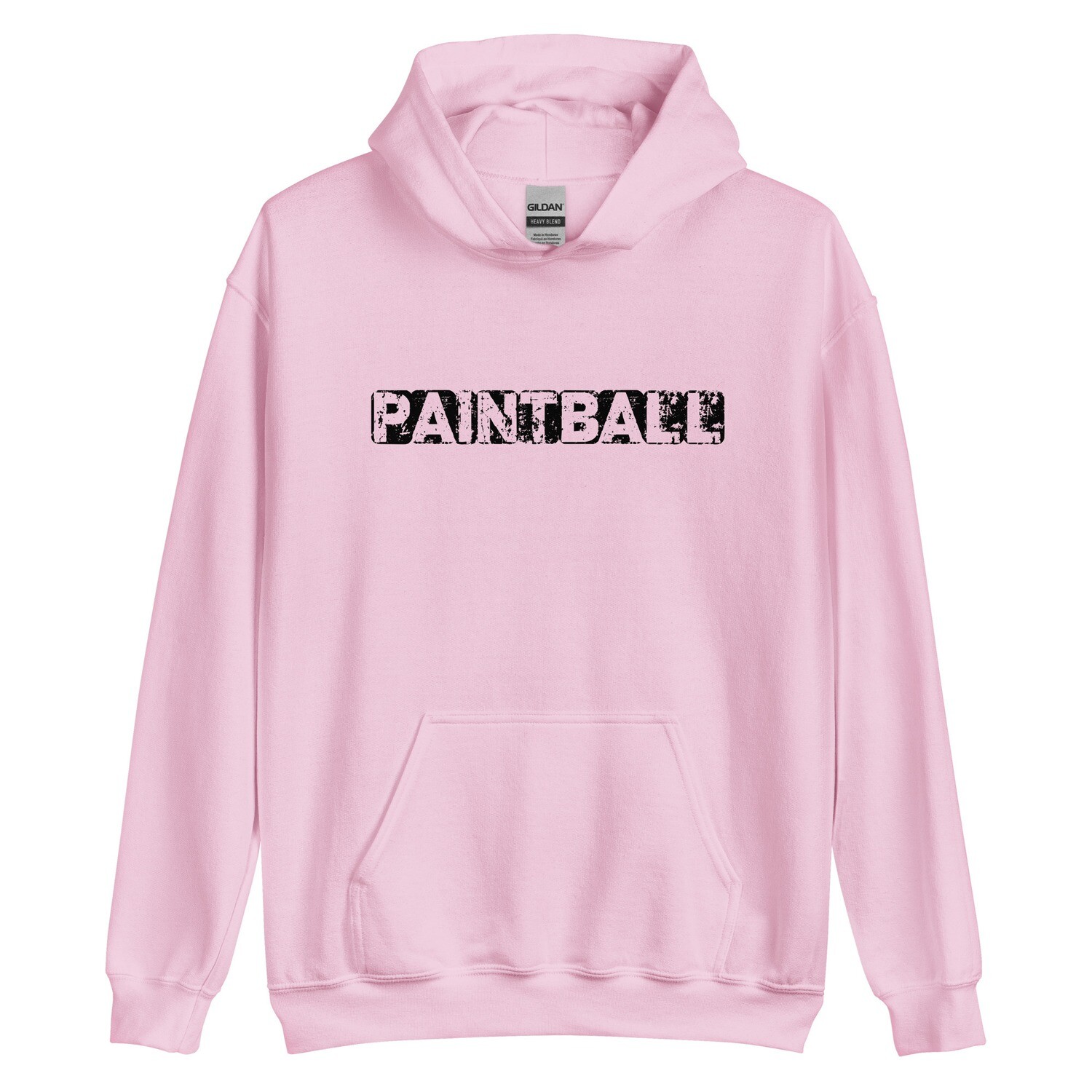 Hoodie - Paintball GRUNGE Black (Multiple Colors)