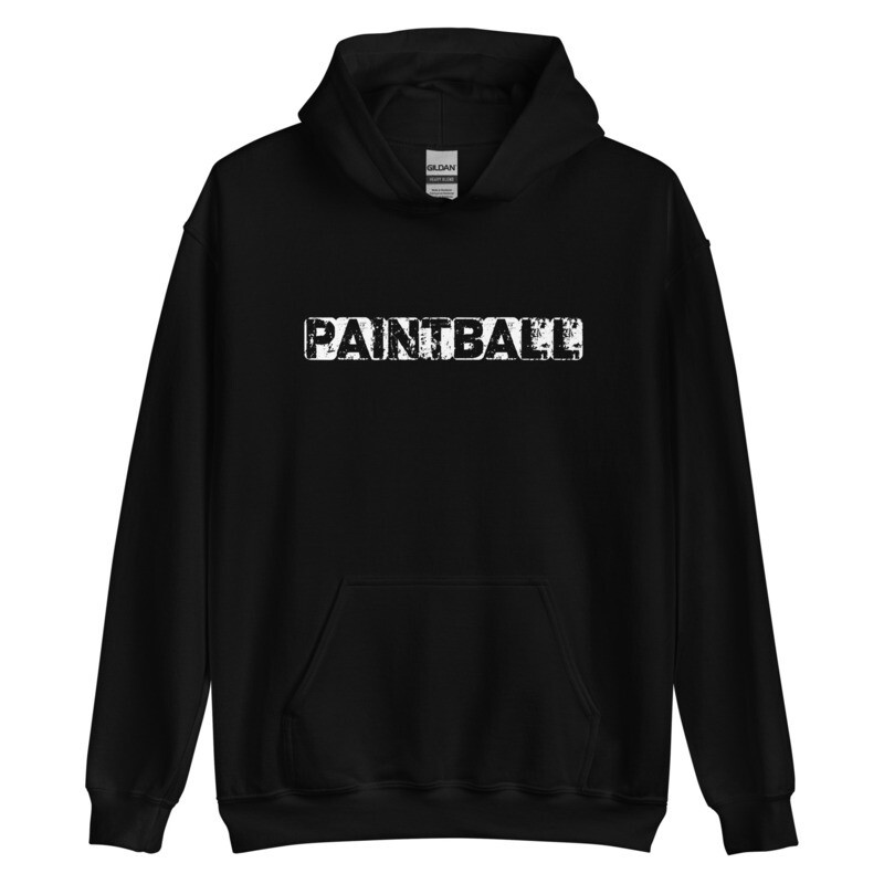 Hoodie - Paintball GRUNGE White (Multiple Colors)