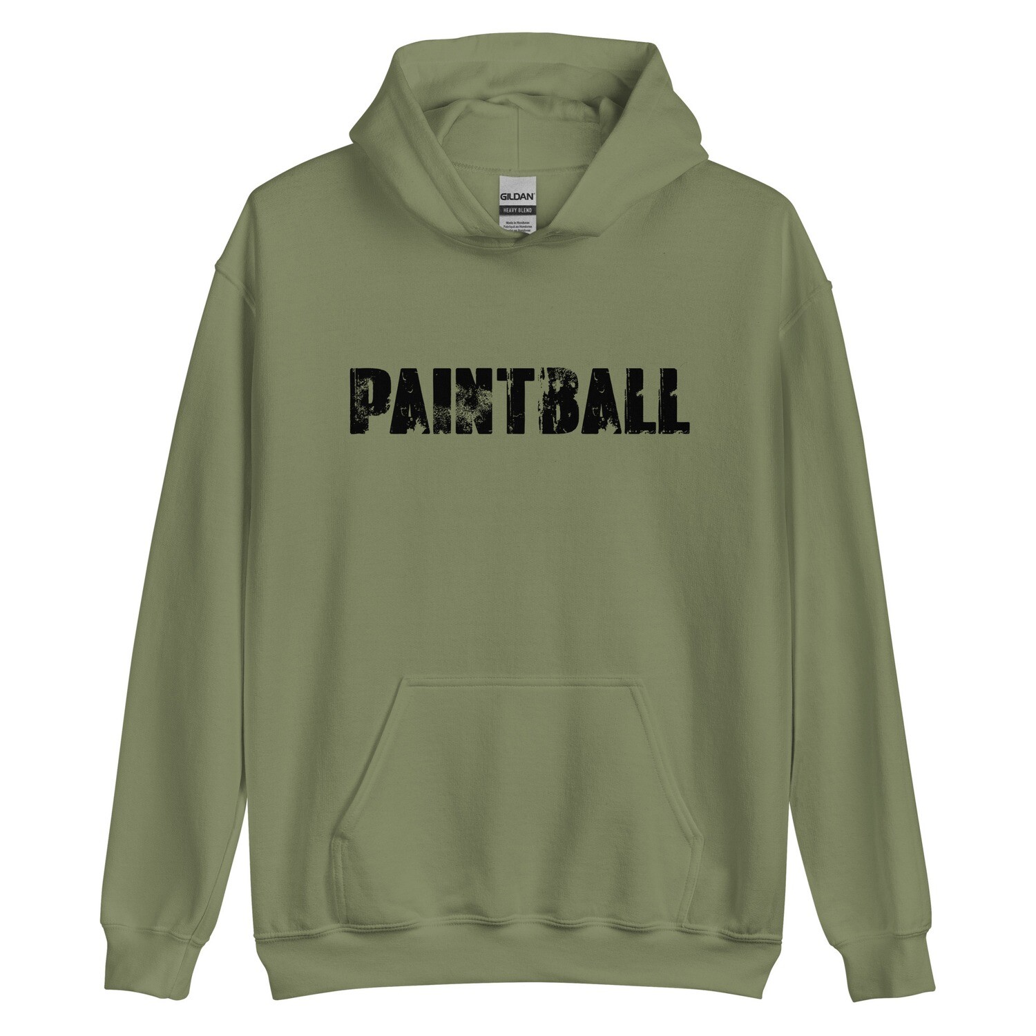 Hoodie - Paintball ROUGH Black (Multiple Colors)