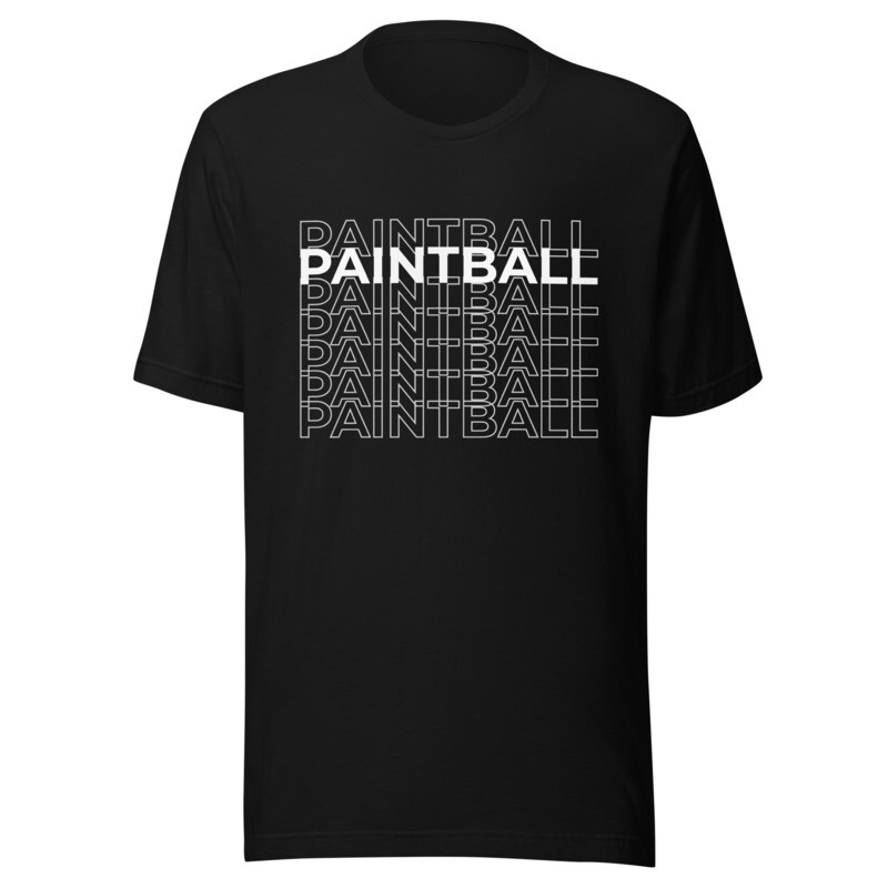 T-shirt - Paintball REPEAT White (Multiple Colors)