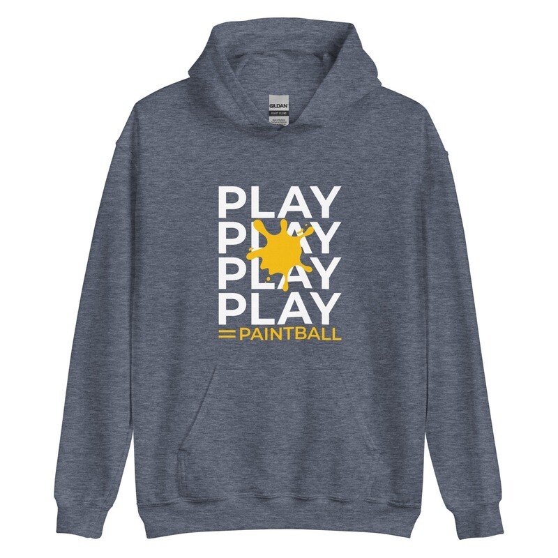 Hoodie - Paintball PLAY SPLAT (Multiple Colors)