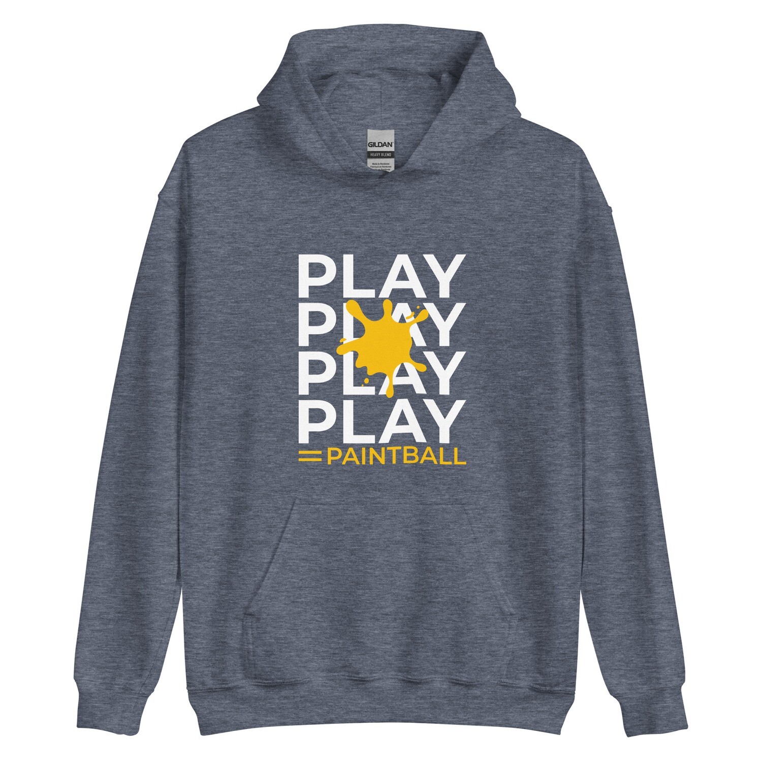 Hoodie - Paintball PLAY SPLAT (Multiple Colors)