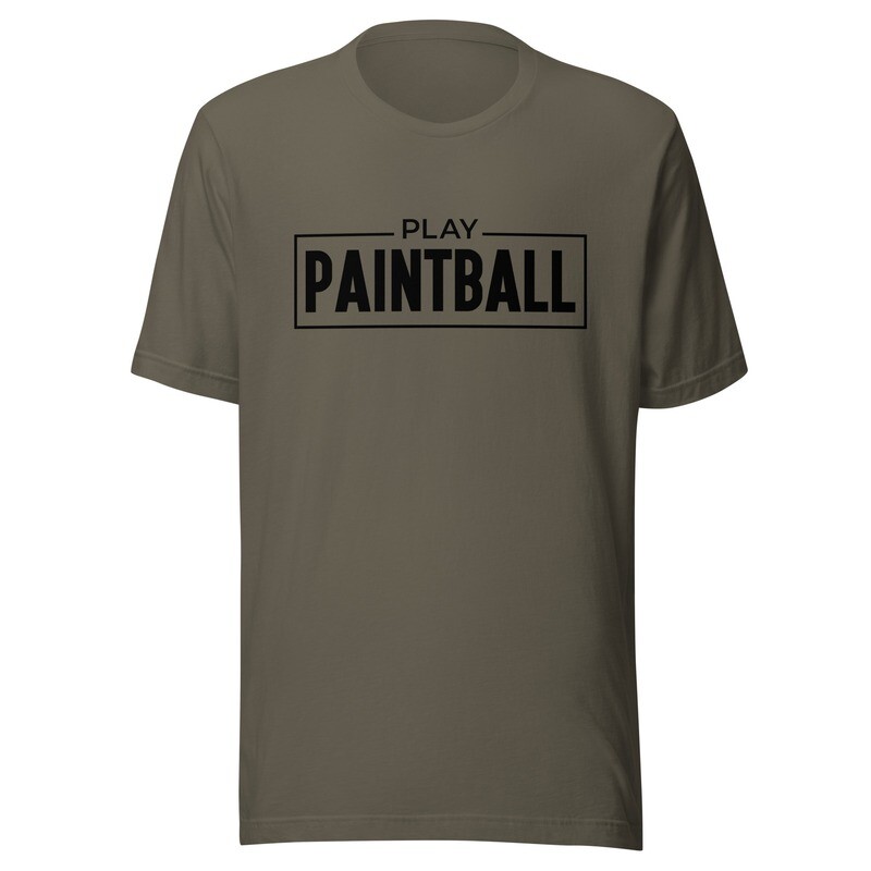 T-shirt - Paintball BOX PLAY Black (Multiple Colors)