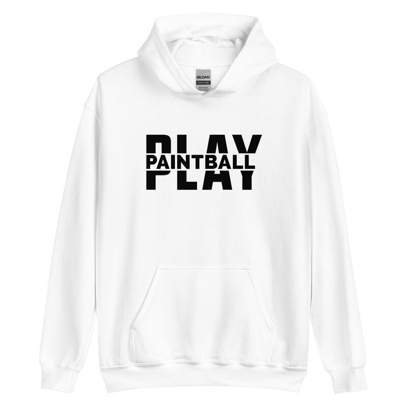 Hoodie - Paintball BIG PLAY Black (Multiple Colors)