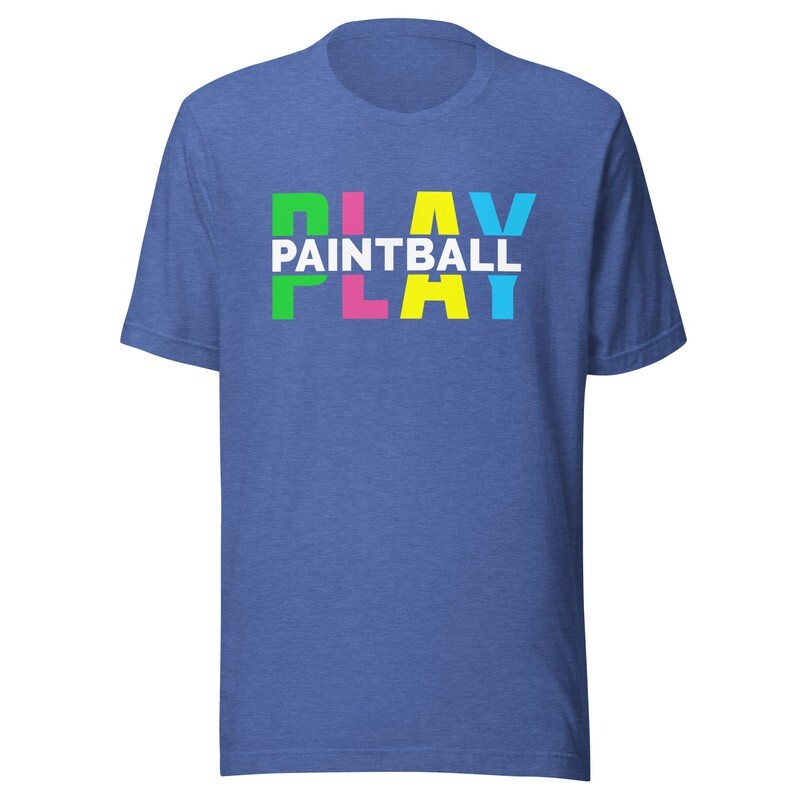 T-shirt - Paintball BIG PLAY Neon (Multiple Colors)