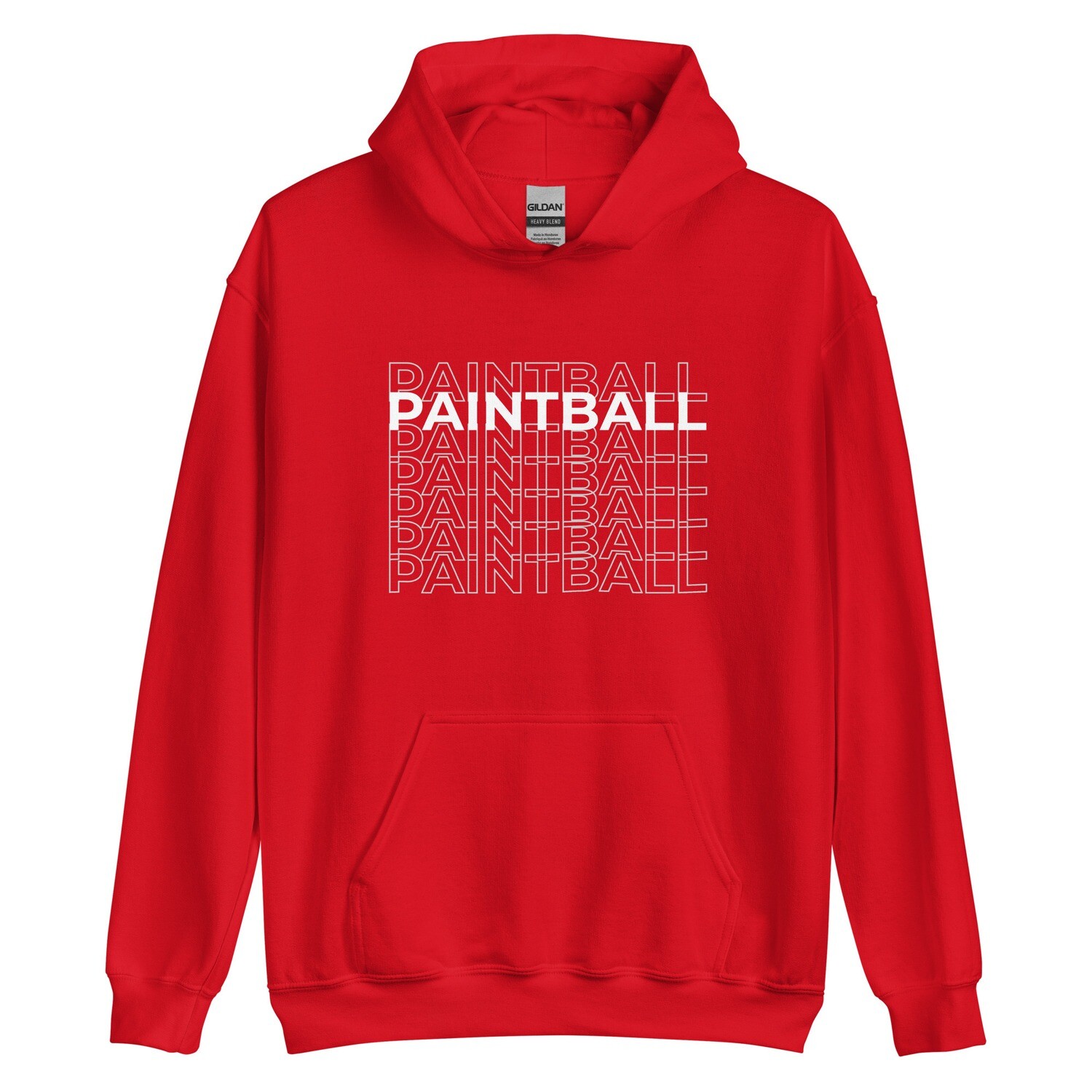 Hoodie - Paintball REPEAT White (Multiple Colors)