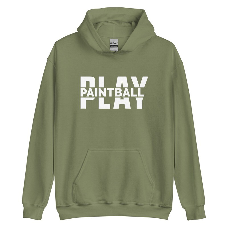 Hoodie - Paintball BIG PLAY White (Multiple Colors)