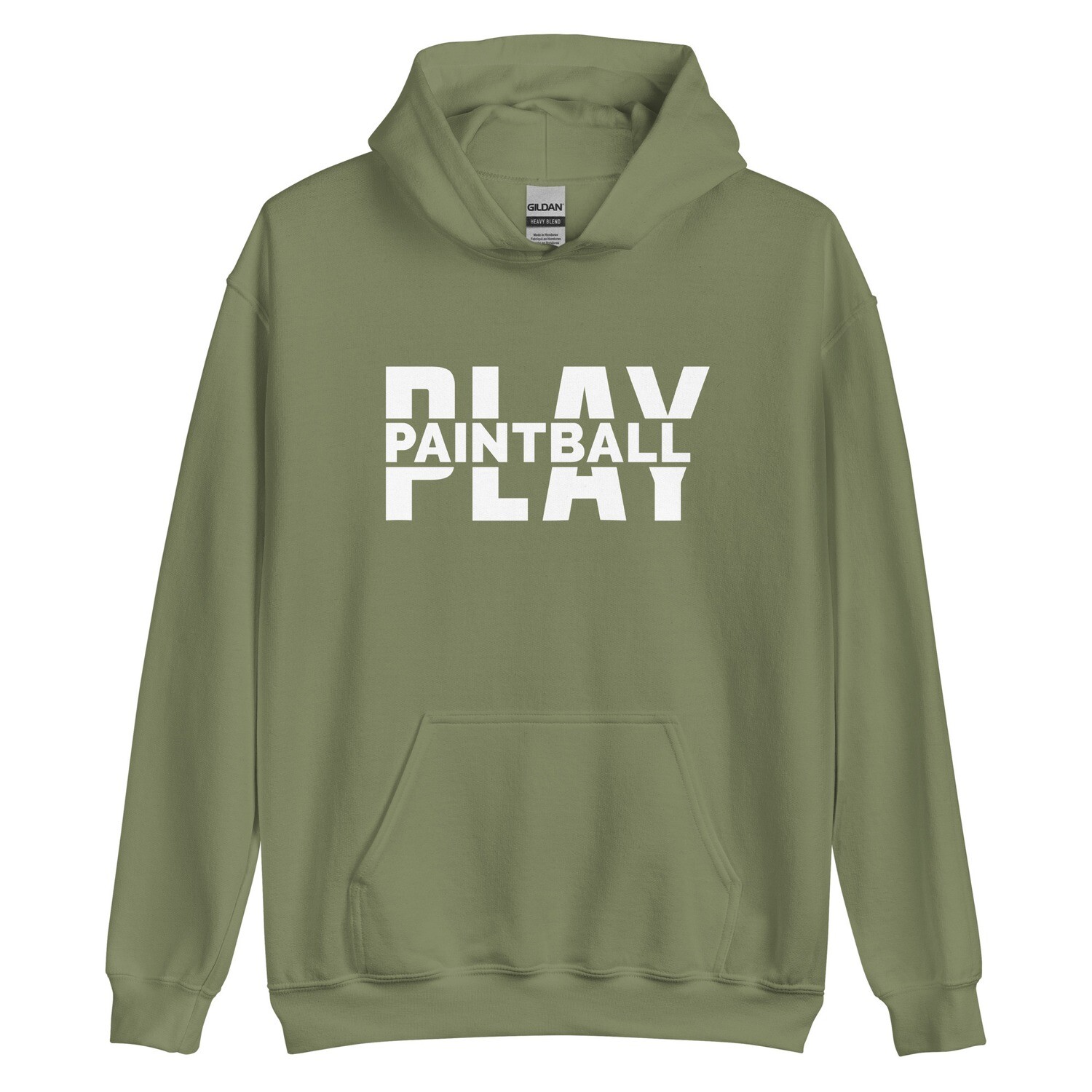 Hoodie - Paintball BIG PLAY White (Multiple Colors)