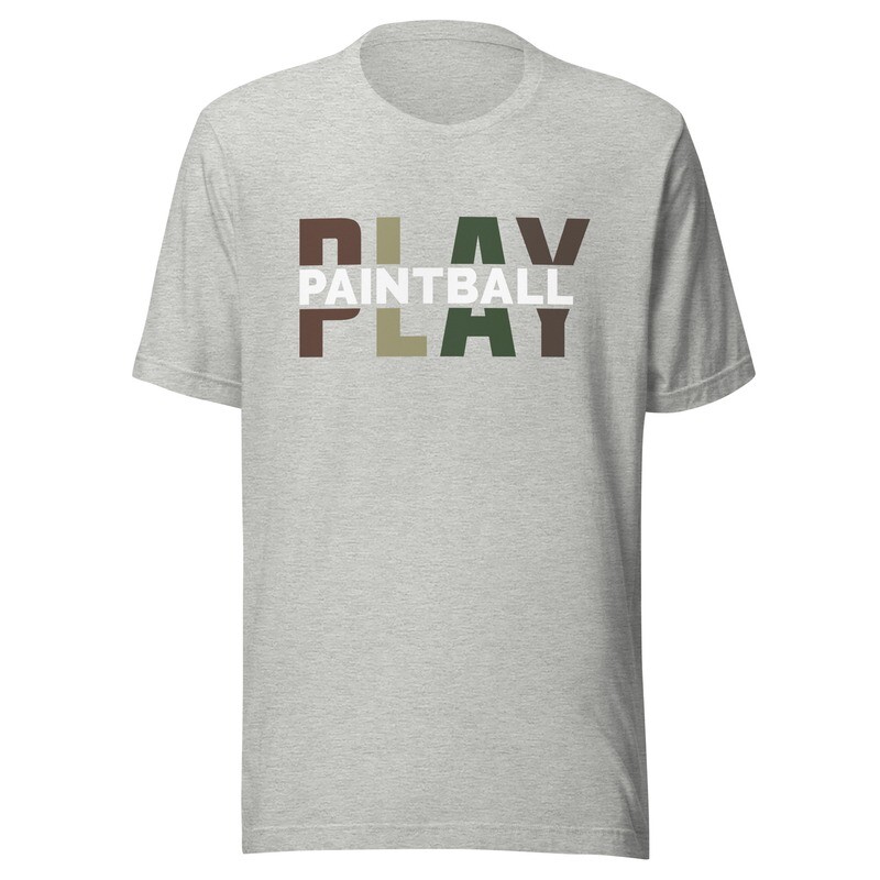 T-shirt - Paintball BIG PLAY Camo (Multiple Colors)