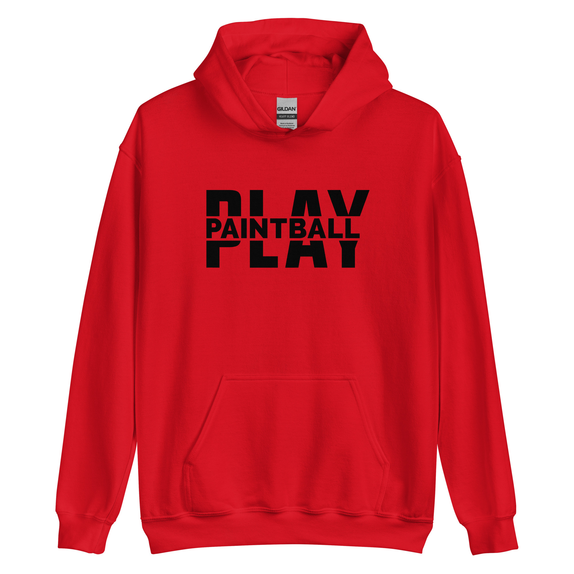Hoodie - Paintball BIG PLAY Black (Multiple Colors)