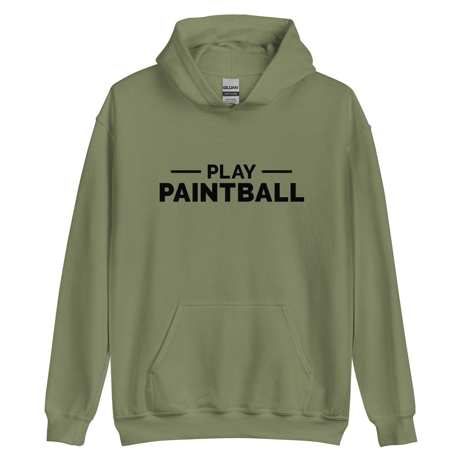 Hoodie - Paintball STATEMENT Black (Multiple Colors)