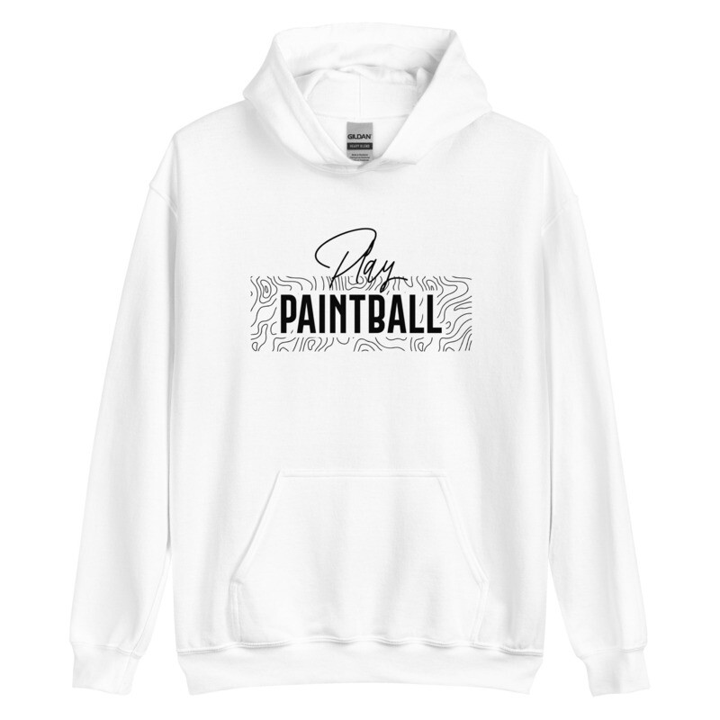 Hoodie - Paintball GEO Black (Multiple Colors)