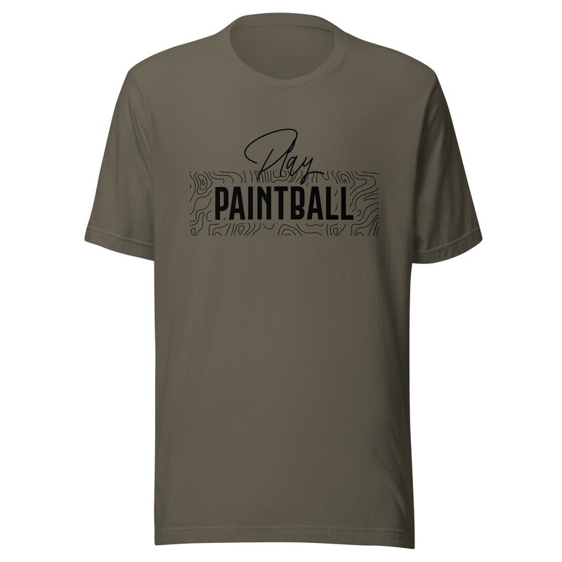 T-shirt - Paintball GEO Black (Multiple Colors)