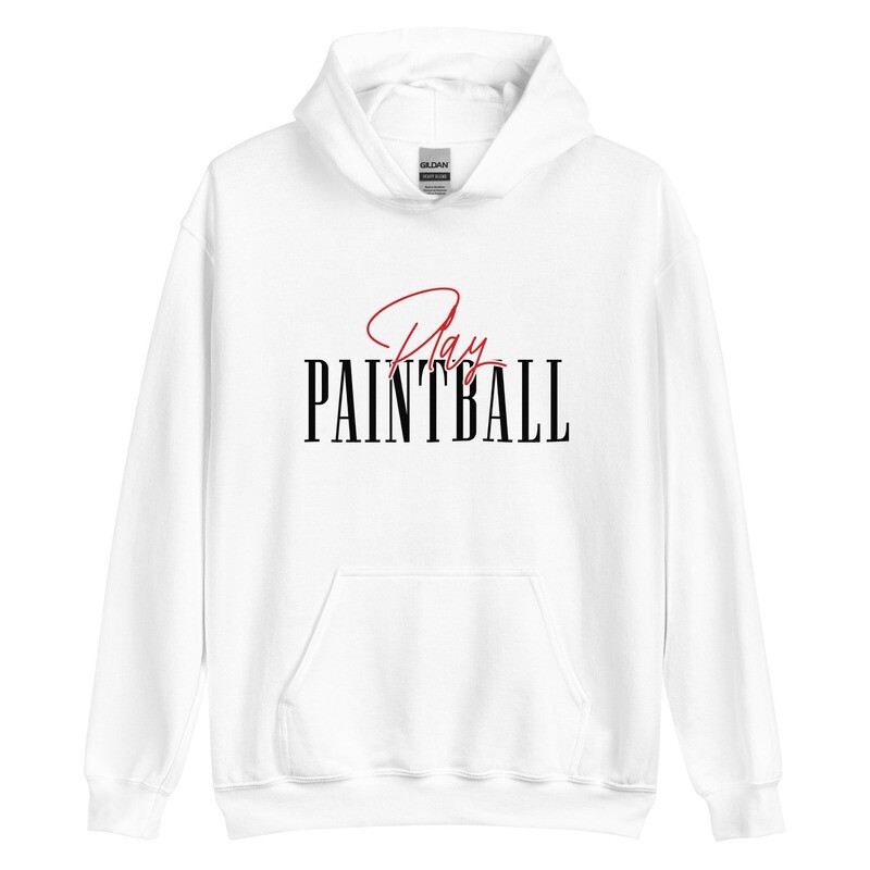 Hoodie - Paintball SCRIPT Black (Multiple Colors)