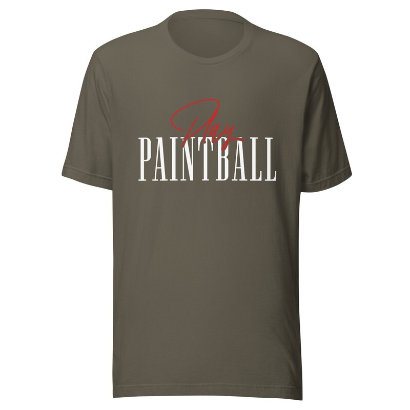 T-shirt - Paintball SCRIPT White (Multiple Colors)