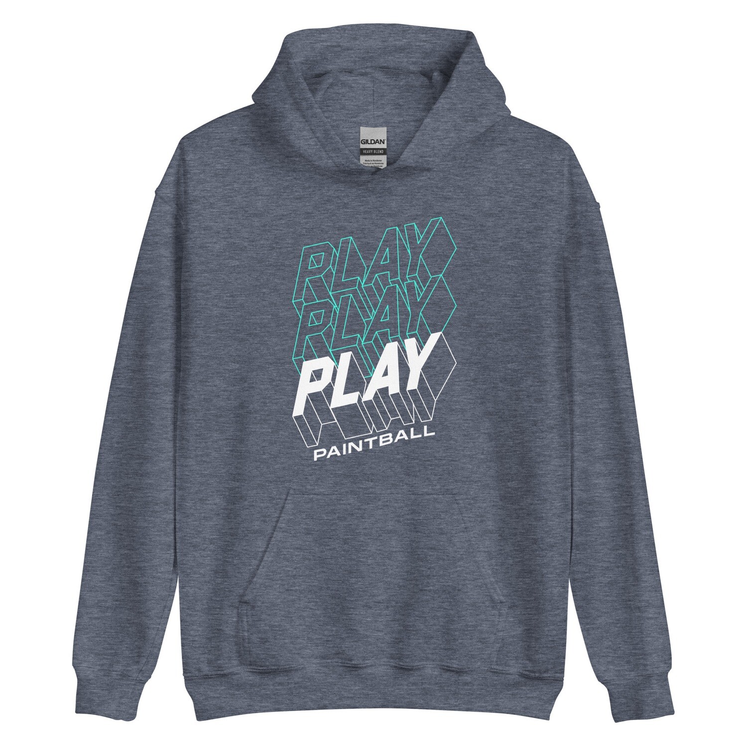 Hoodie - Paintball RETRO White (Multiple Colors)
