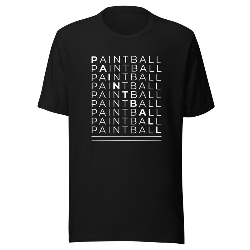 T-shirt - Paintball CROSSWORD White (Multiple Colors)