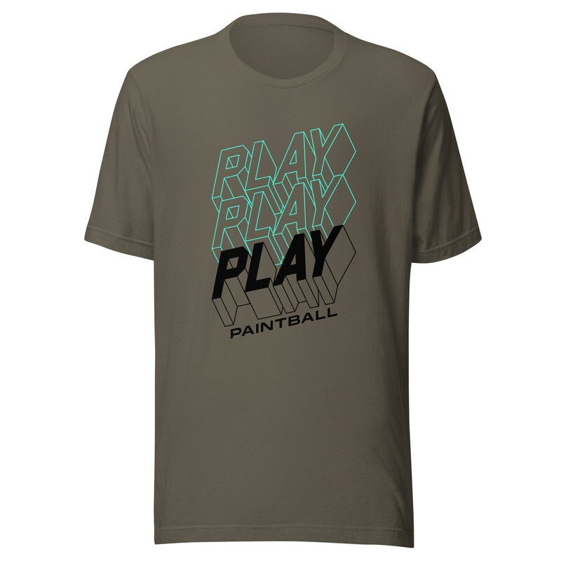 T-shirt - Paintball RETRO Black (Multiple Colors)
