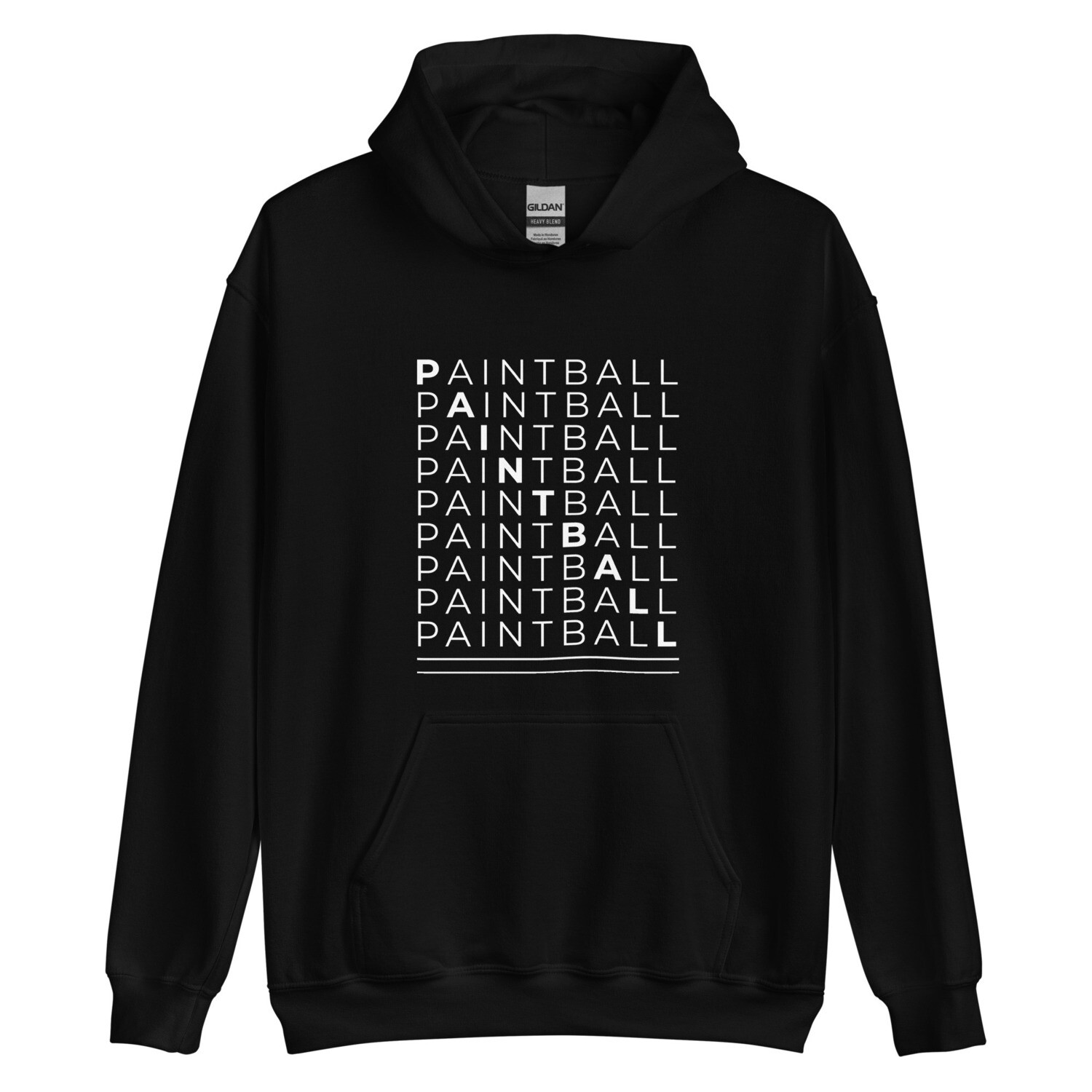 Hoodie - Paintball CROSSWORD White (Multiple Colors)