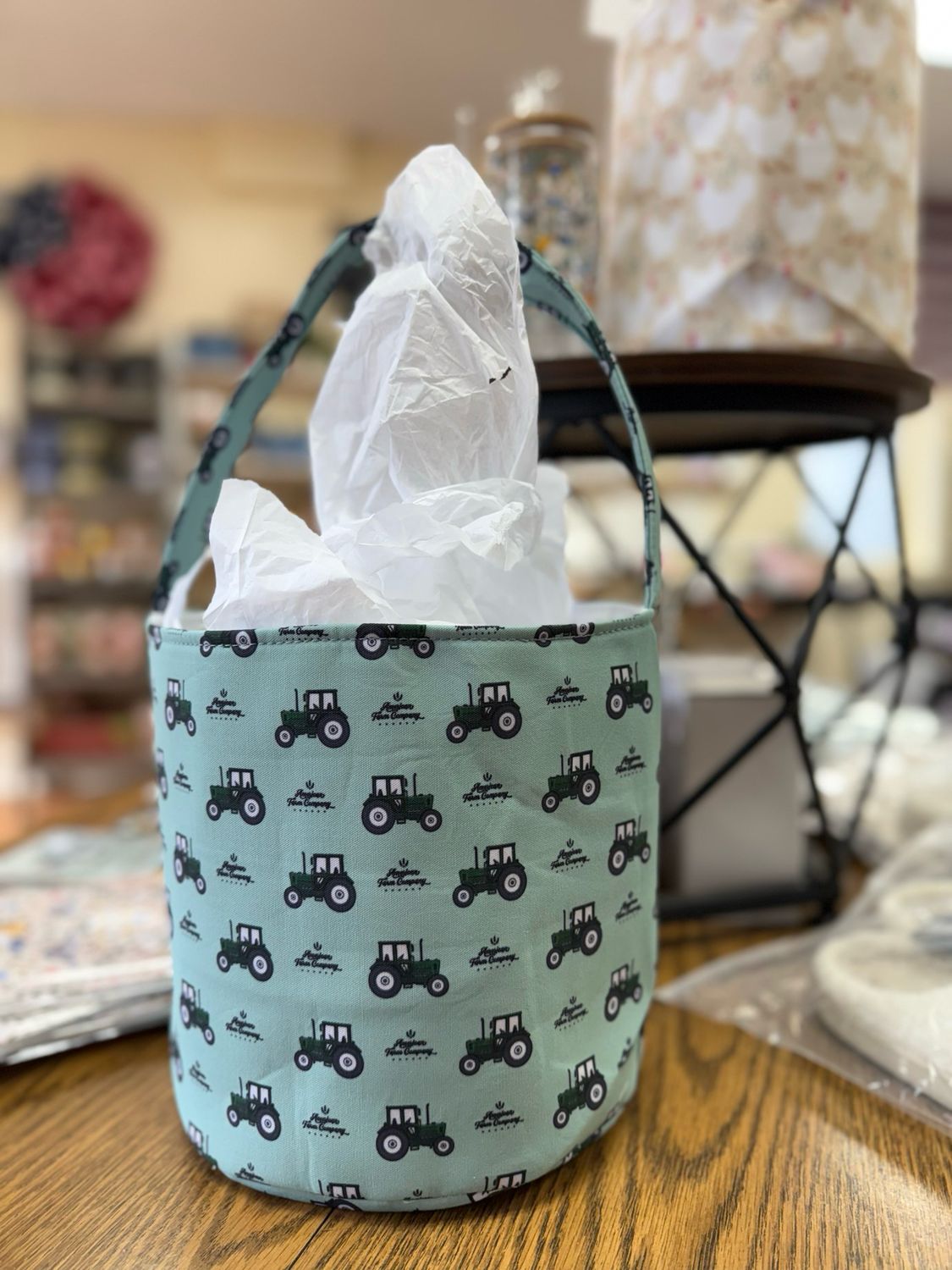 Tractor Easter Basket