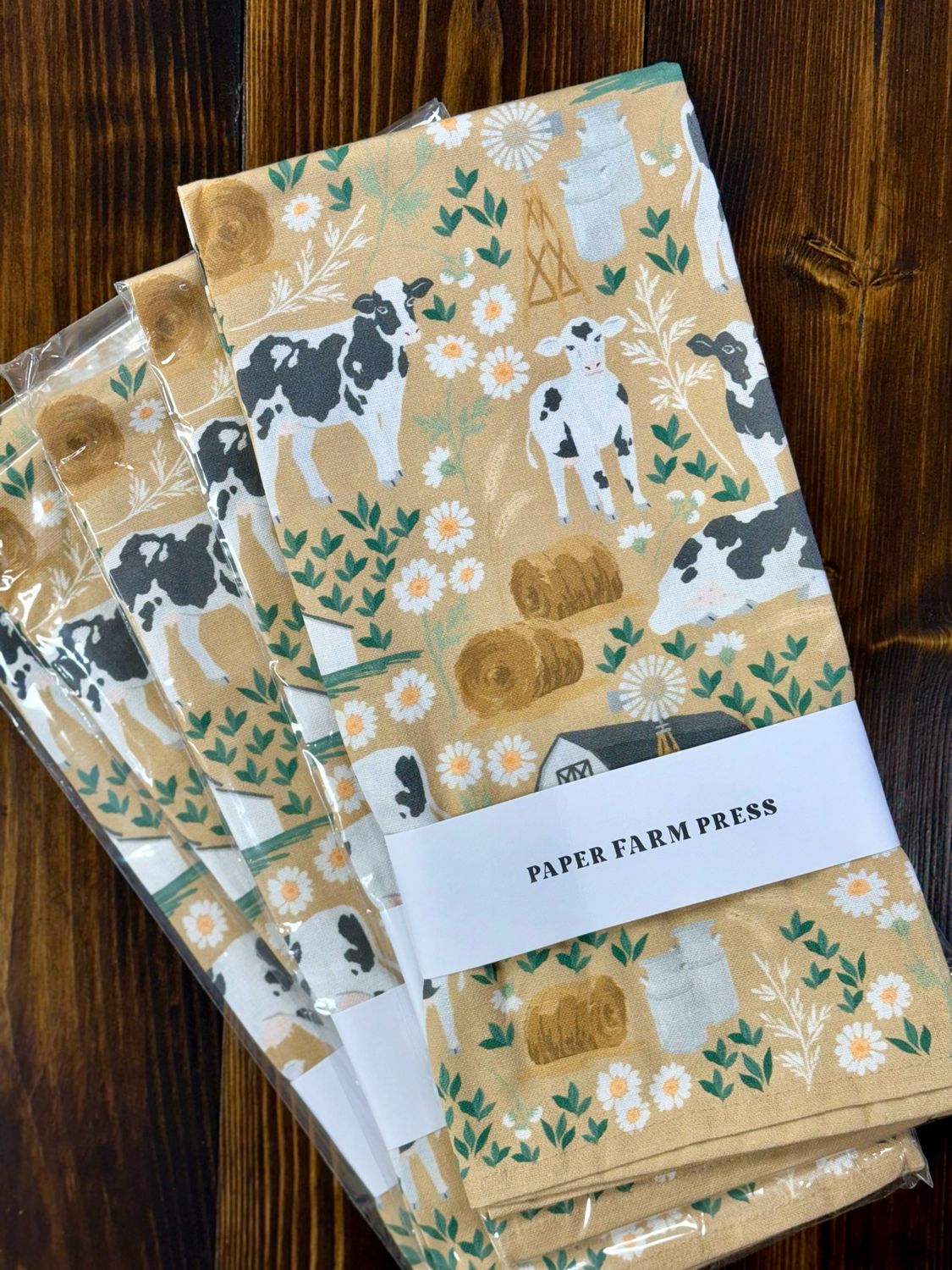 Chicken Or Cow Dish Towel