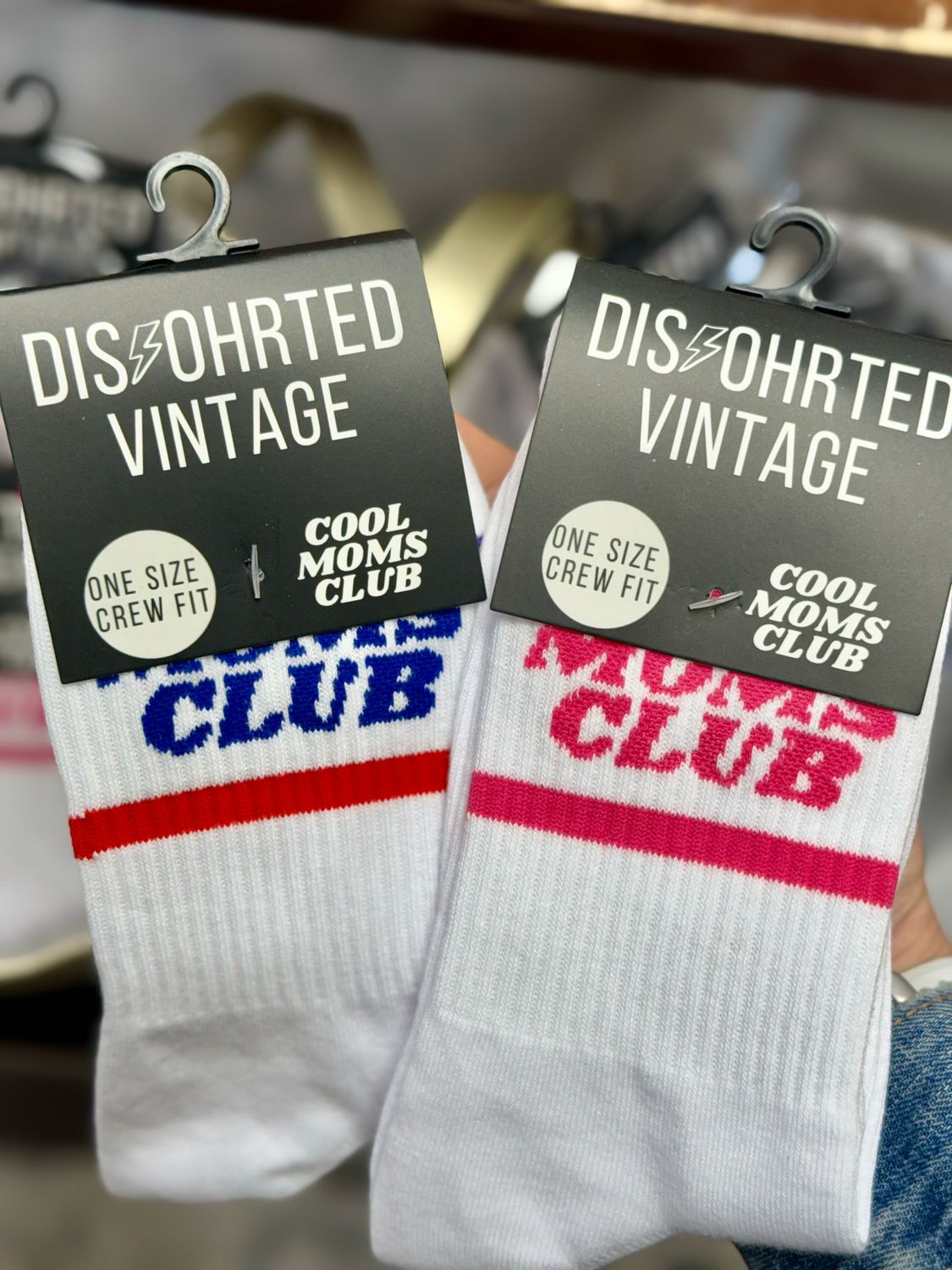 COOL MOM CLUB socks