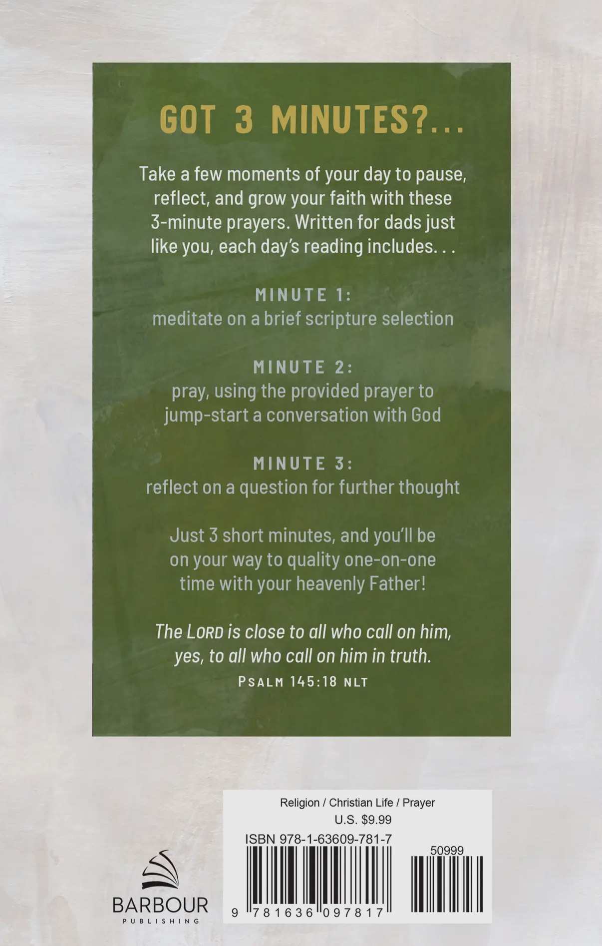 3 Minute Prayers For Dad