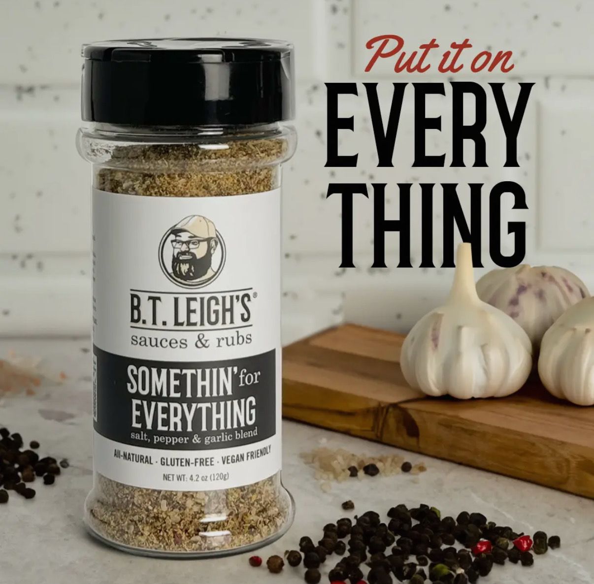 Salt, Pepper, & Garlic Blend Seasoning
