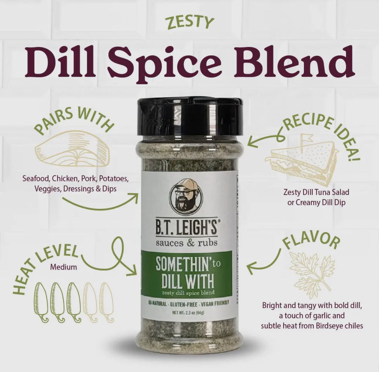 Zesty Dill Spice Blend