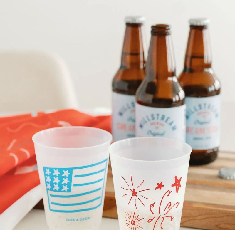 Reusable Patriotic Cups-4 pack