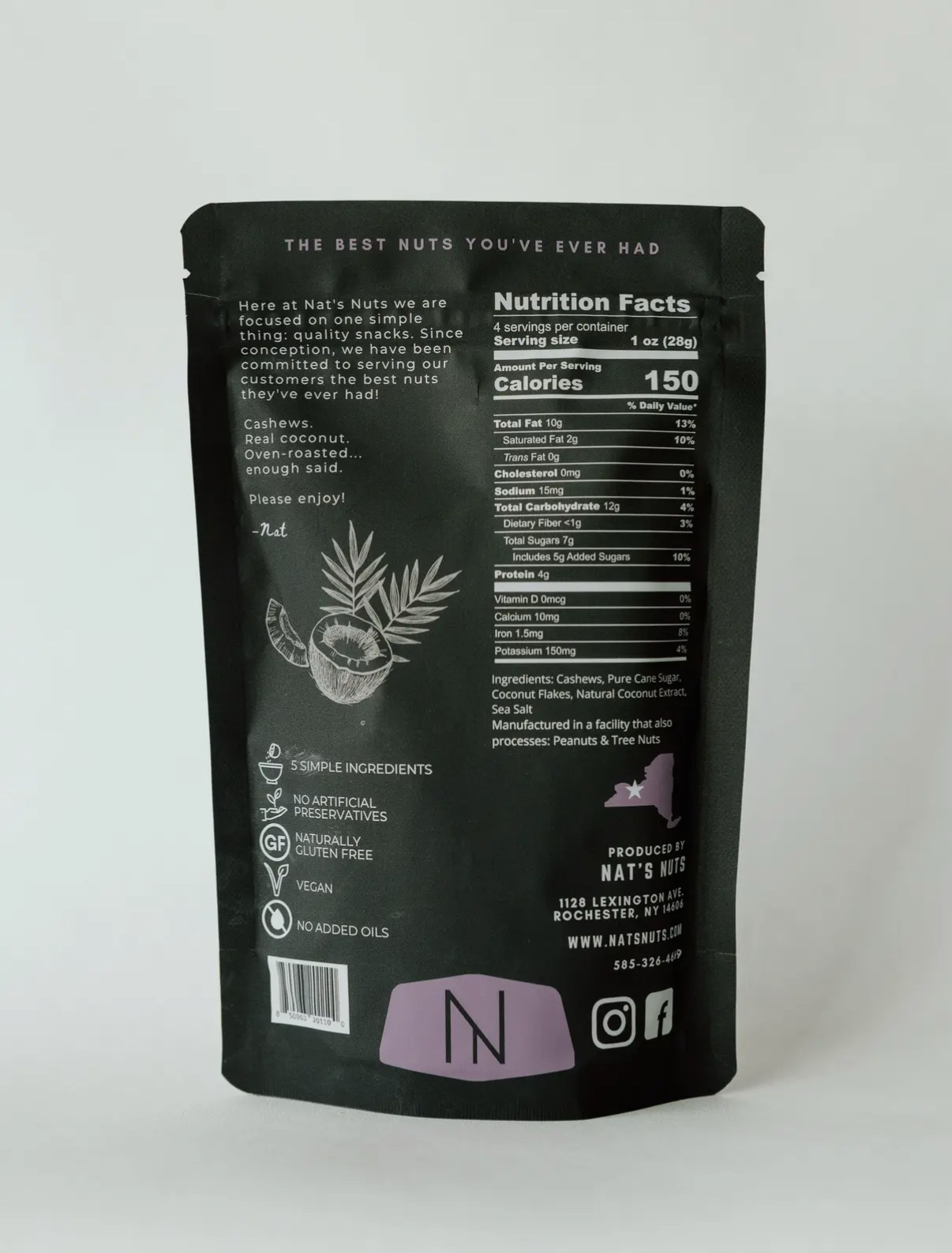 Toasted Coconut Cashews