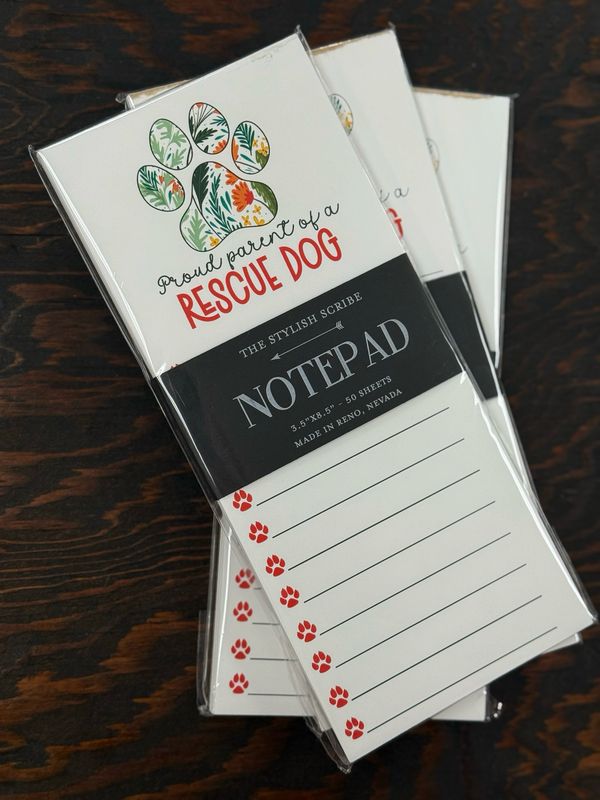 Rescue Dog Parent Notepad