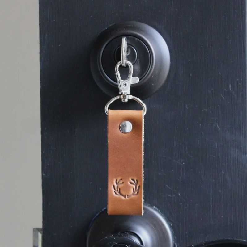 Leather Keychain
