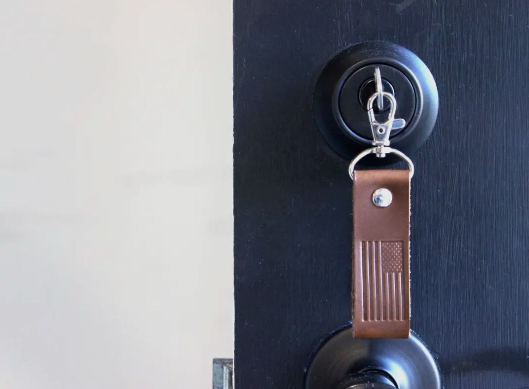Leather Keychain