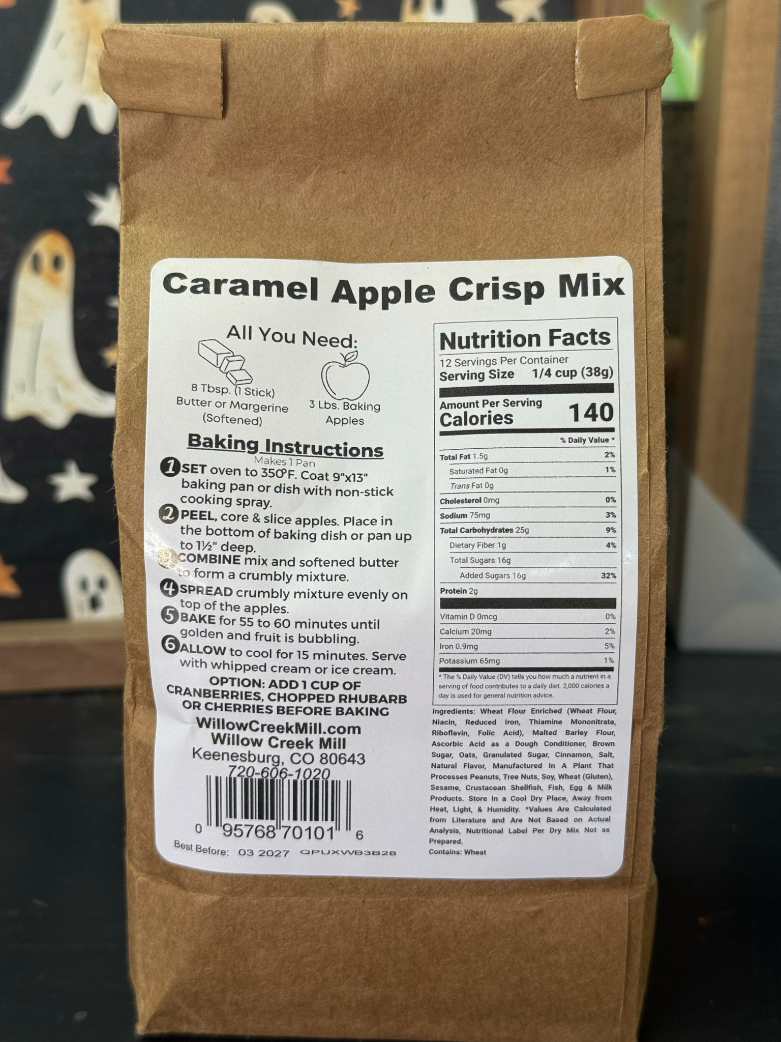 Caramel Apple Crisp Mix