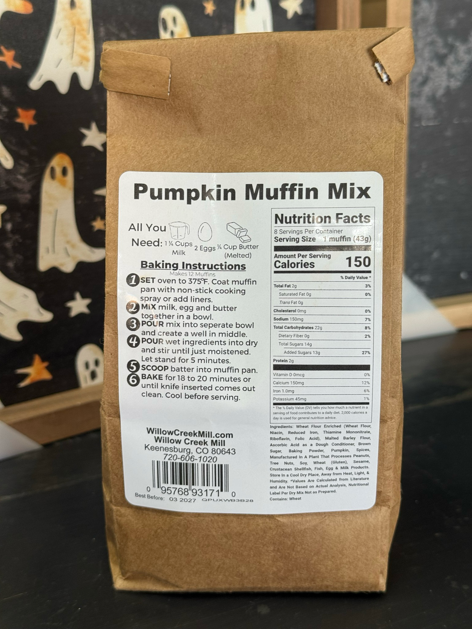 Pumpkin Muffin Mix