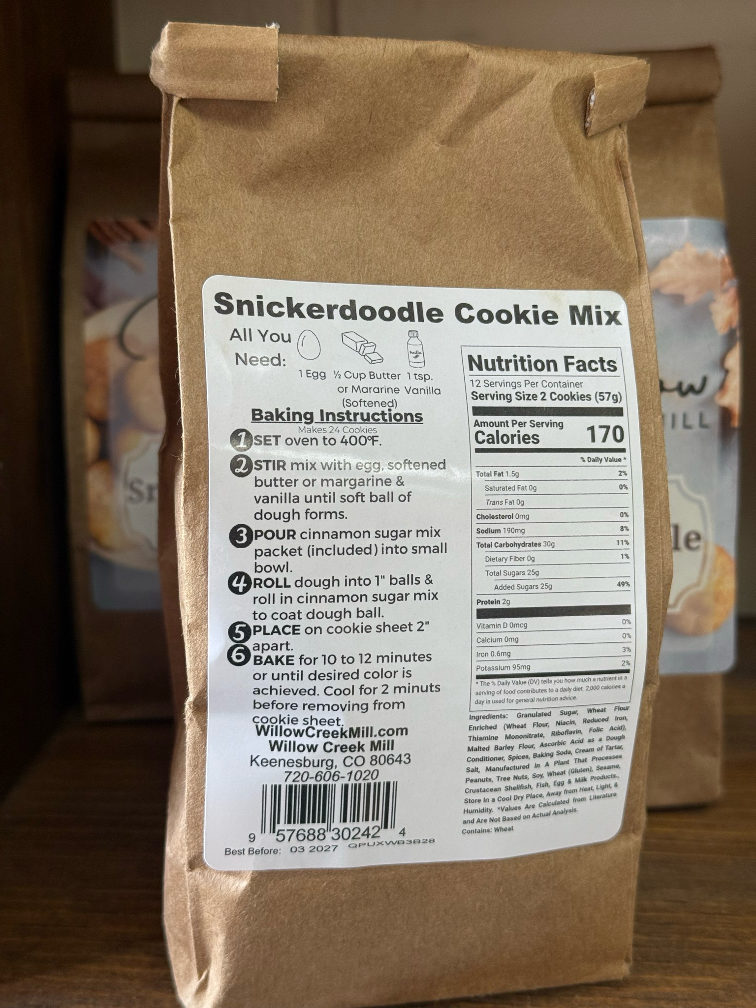 Snickerdoodle Cookie Mix