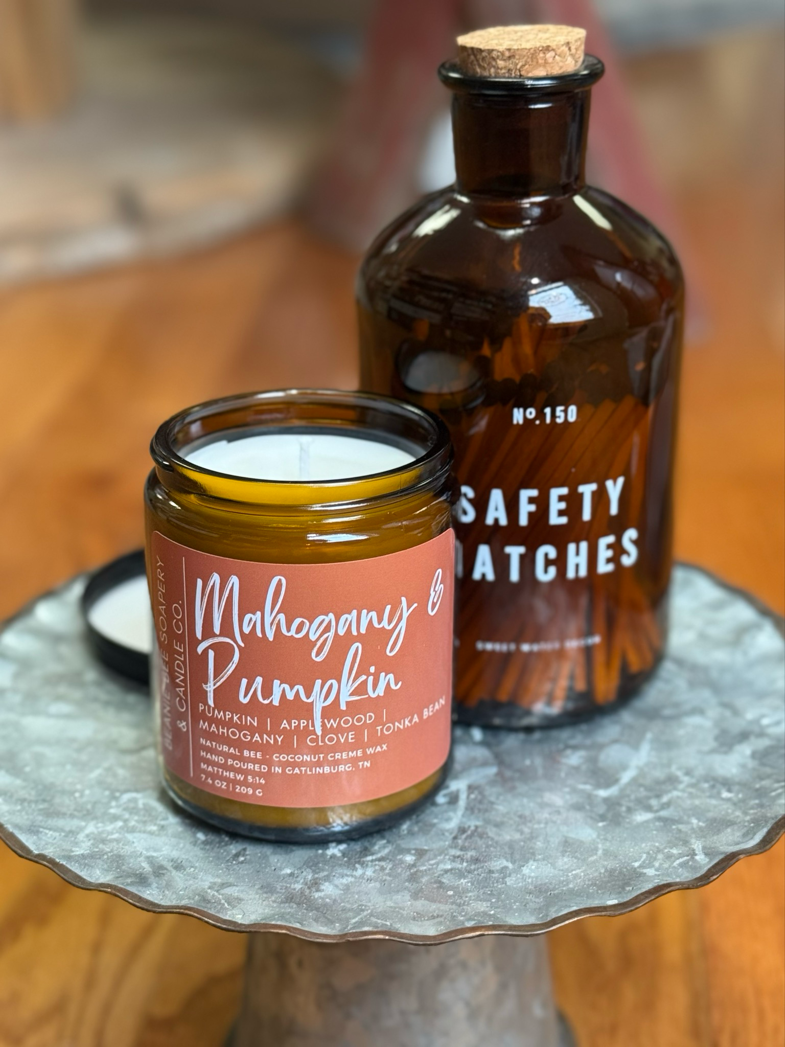 Natural Beeswax Fall Candles