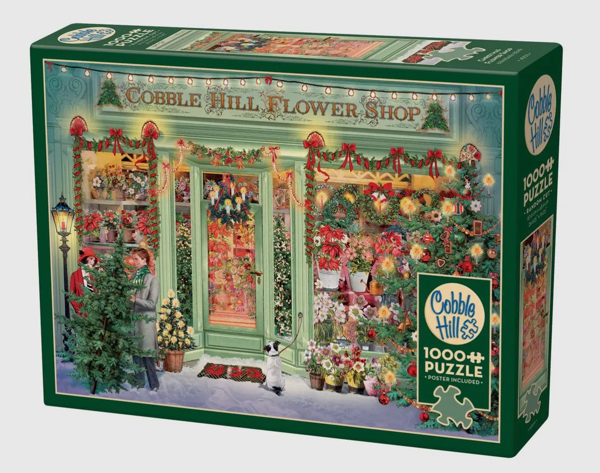 Christmas Flower Shop 1000pc Puzzle Christmas Flower Shop 1000pc Puzzle