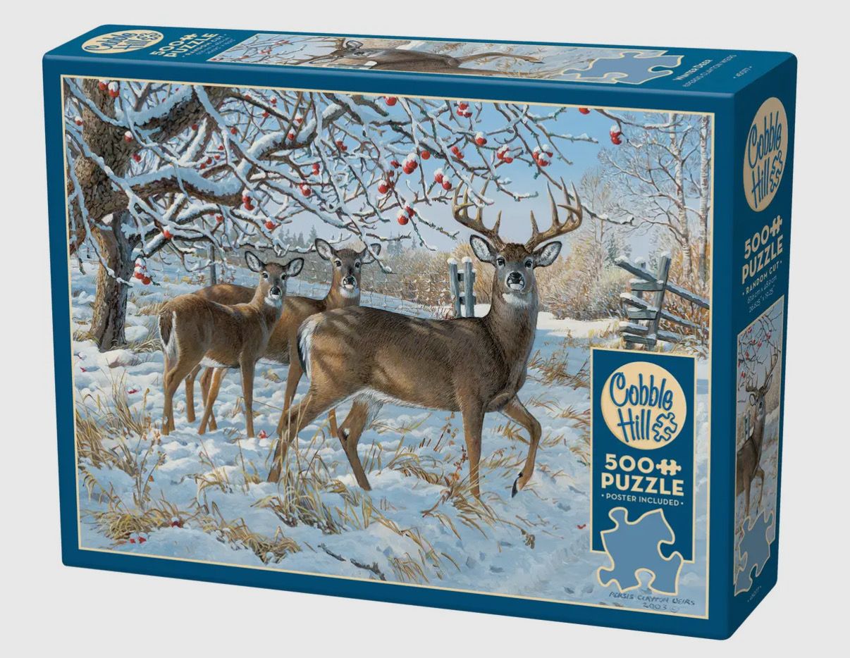 Winter Deer 500pc Puzzle Winter Deer 500pc Puzzle