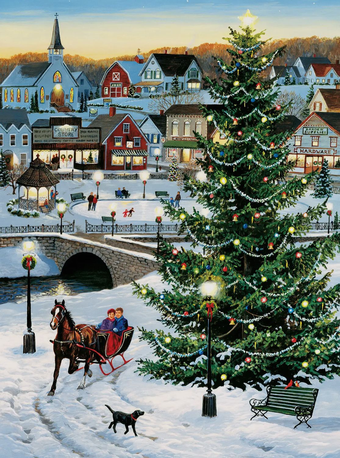 Village Tree 1000pc Puzzle Village Tree 1000pc Puzzle