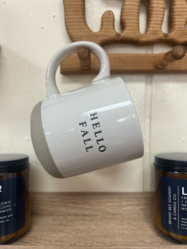 Hello Fall Stoneware Mug