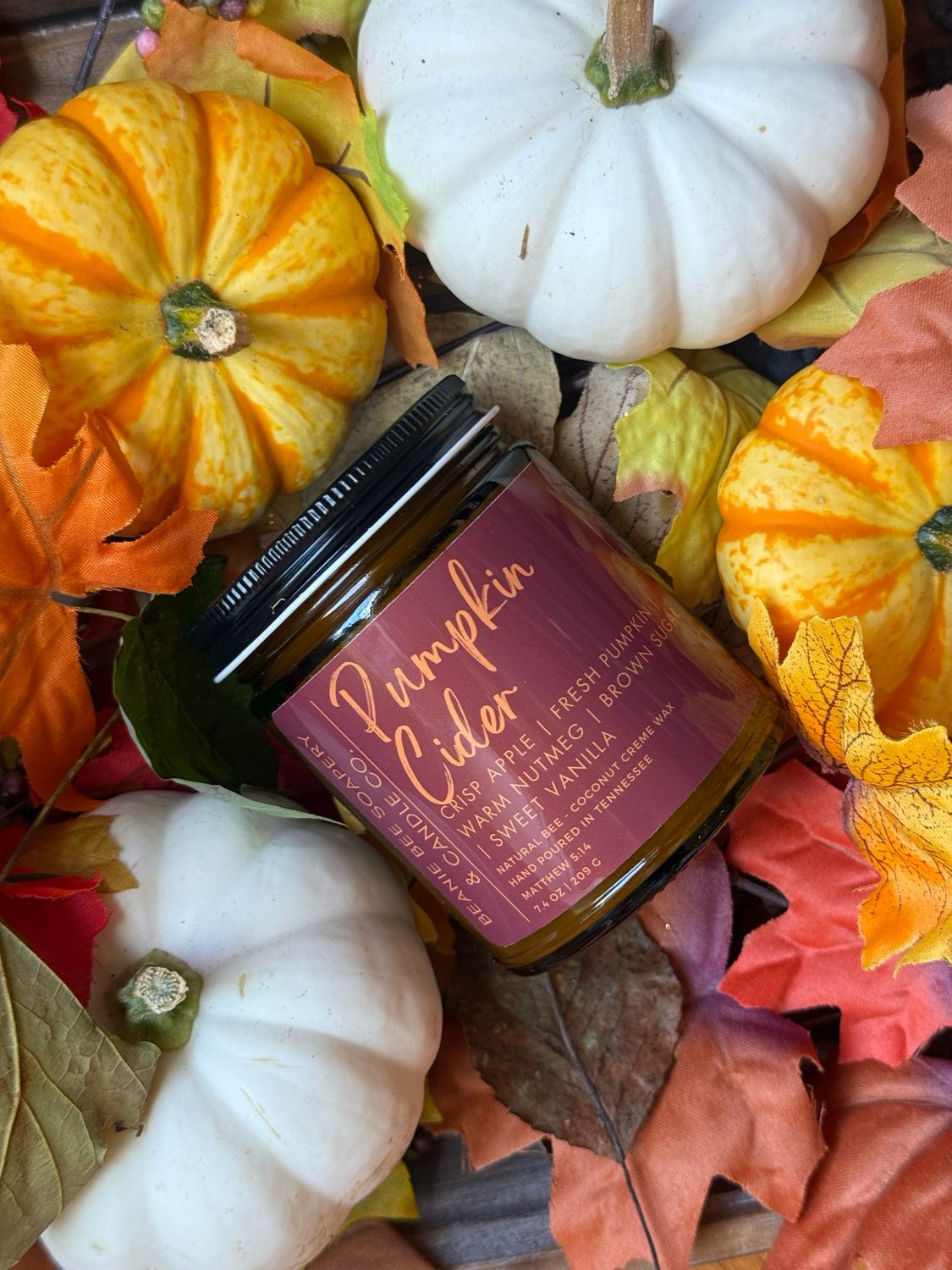 Natural Beeswax Fall Candles