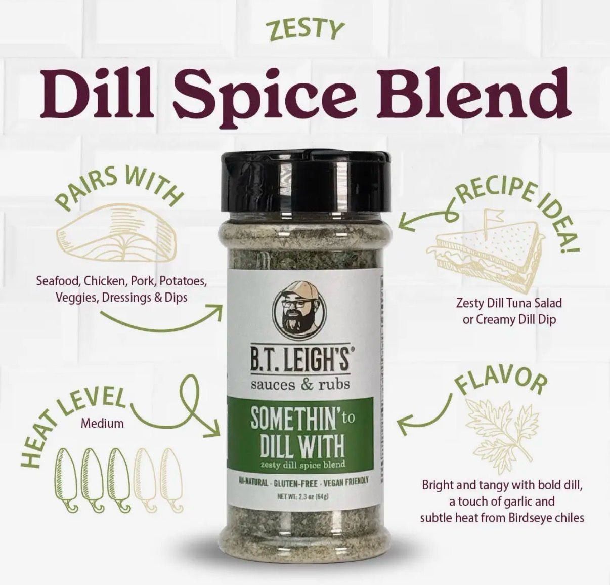 Zesty Dill Spice Blend