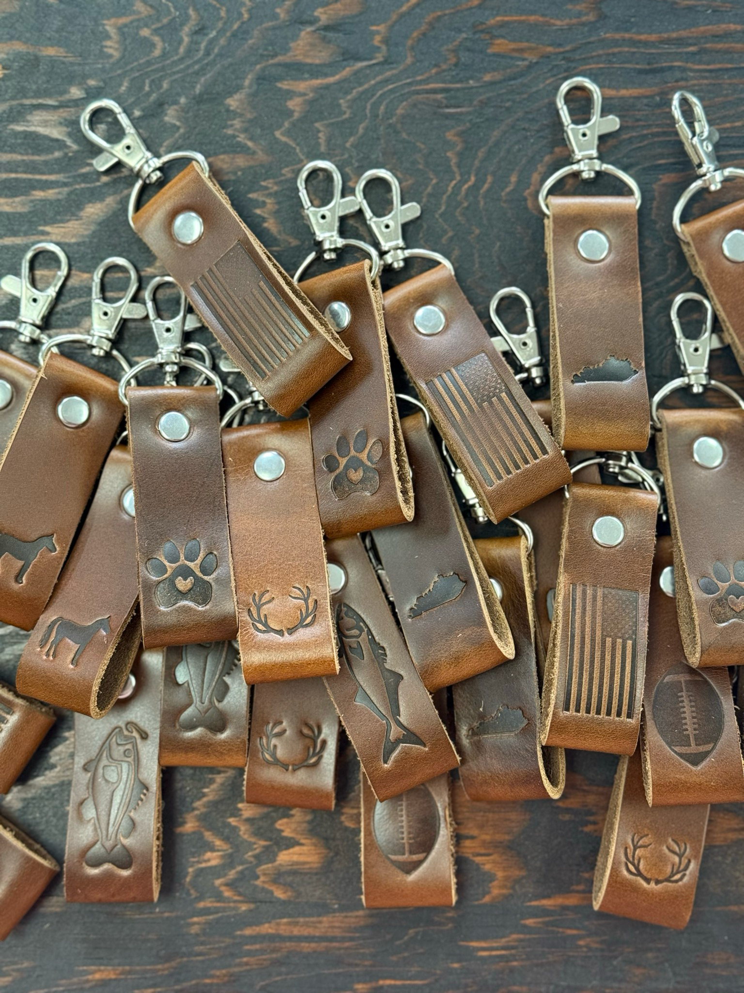 Leather Keychain
